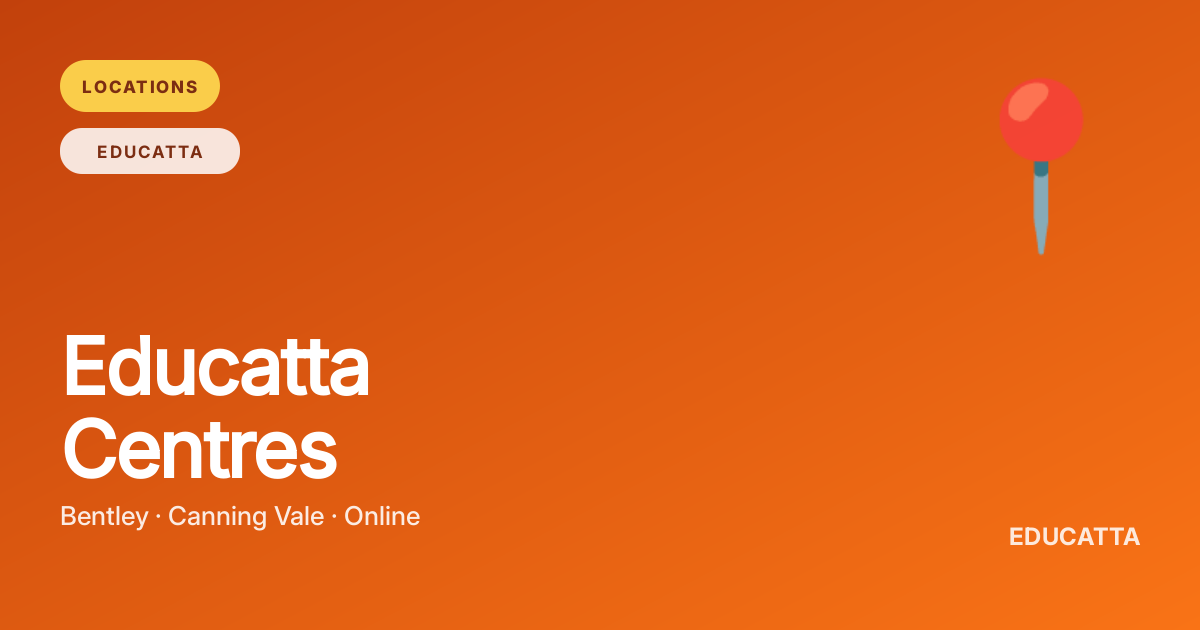 Educatta ATAR Tutoring - Bentley