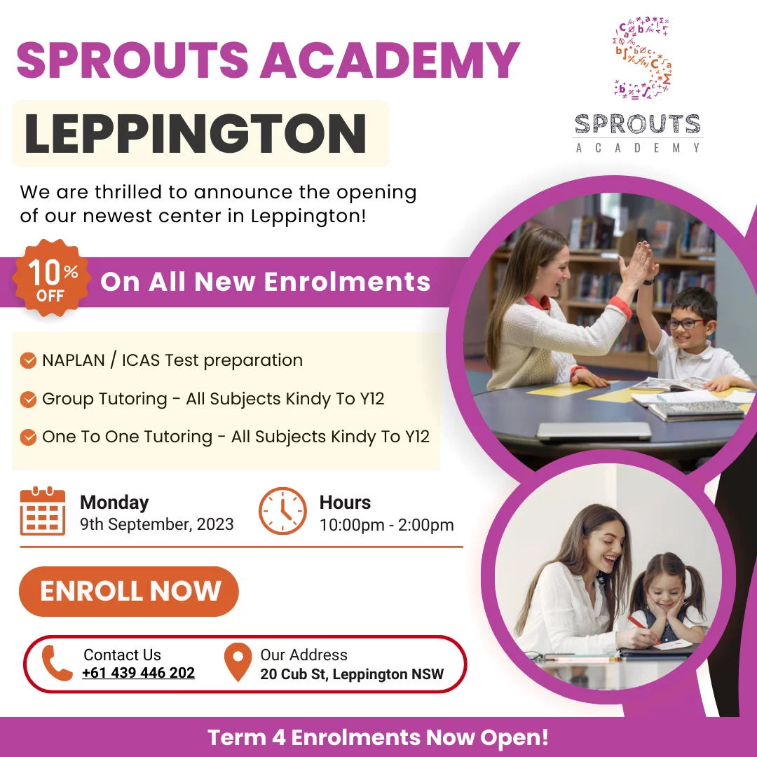 Sprouts Academy Tutoring Leppington, NSW